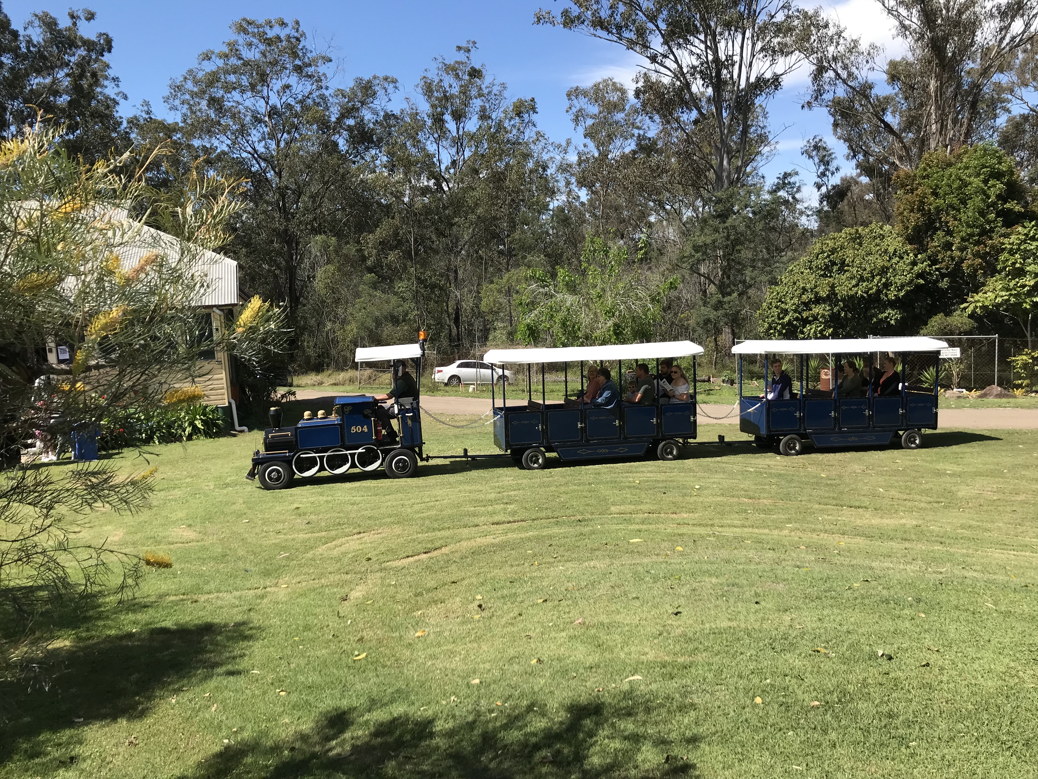 Trackless Train at Cooneana