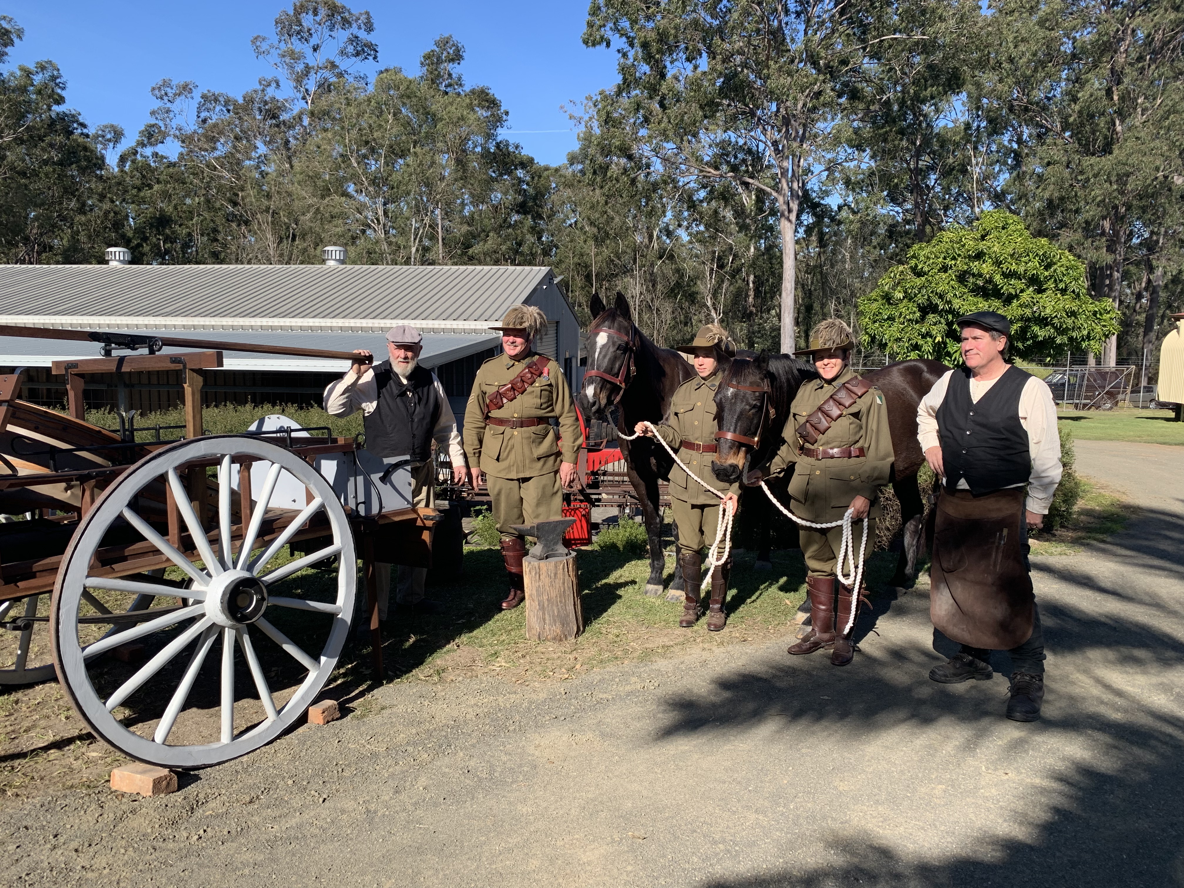 Blacksmiths mobile forge WW1